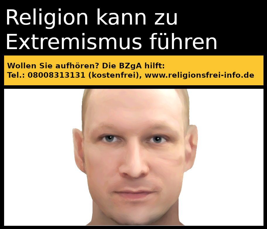 Religion kann zu Extremismus führen.